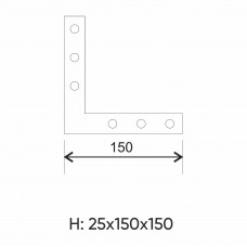 Опора CN-L117 (25*25*Т1.0) штамп