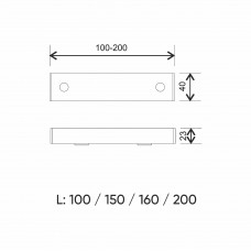 Опора CN-L125 (40*20*Т1.2) штамп