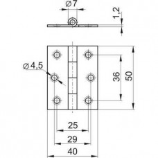 4 Петля карточная